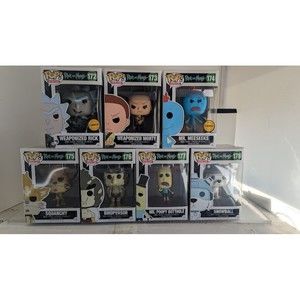 Funko Pop Rick & Morty Lot of 7 #'s 172,  173, 174,  175,‎  176,  177,  178